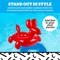 Giant Balloon Animal Pool Float, Over 4' Wide, Fun Inflatable Floatie Tube, Blow Up Swim Ring, Outdoor Summer Pool Party Water Toy